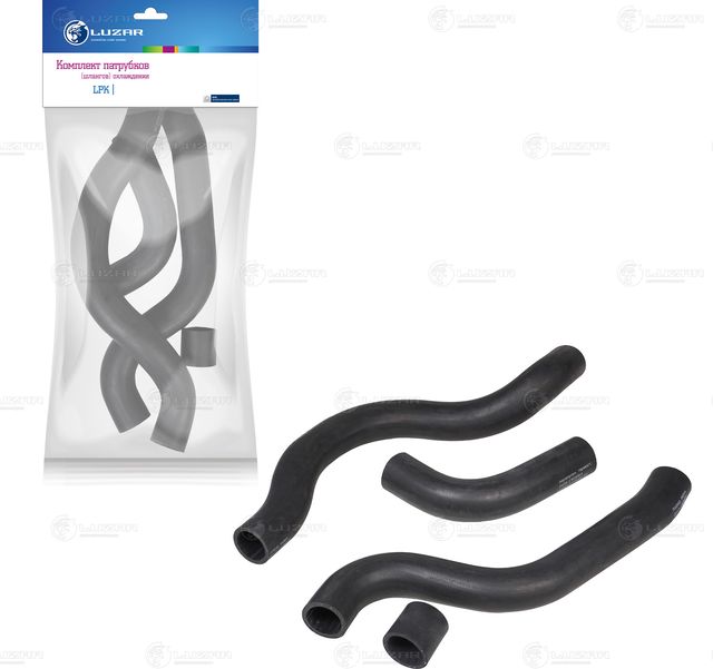 Патрубок радиатора (системы охлаждения) Luzar. Артикул LPK 0112