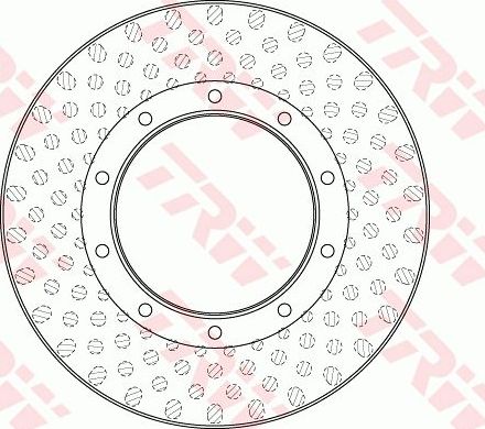 Тормозной диск TRW. Артикул DF5010S