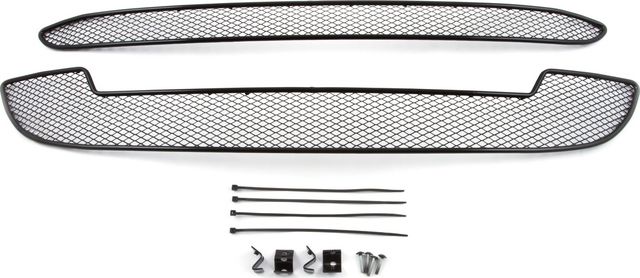 Сетка внешняя Arbori на бампер, черная 15мм (2 шт) для Lada Kalina II Cross 2015-2026. Артикул 01-550915-151