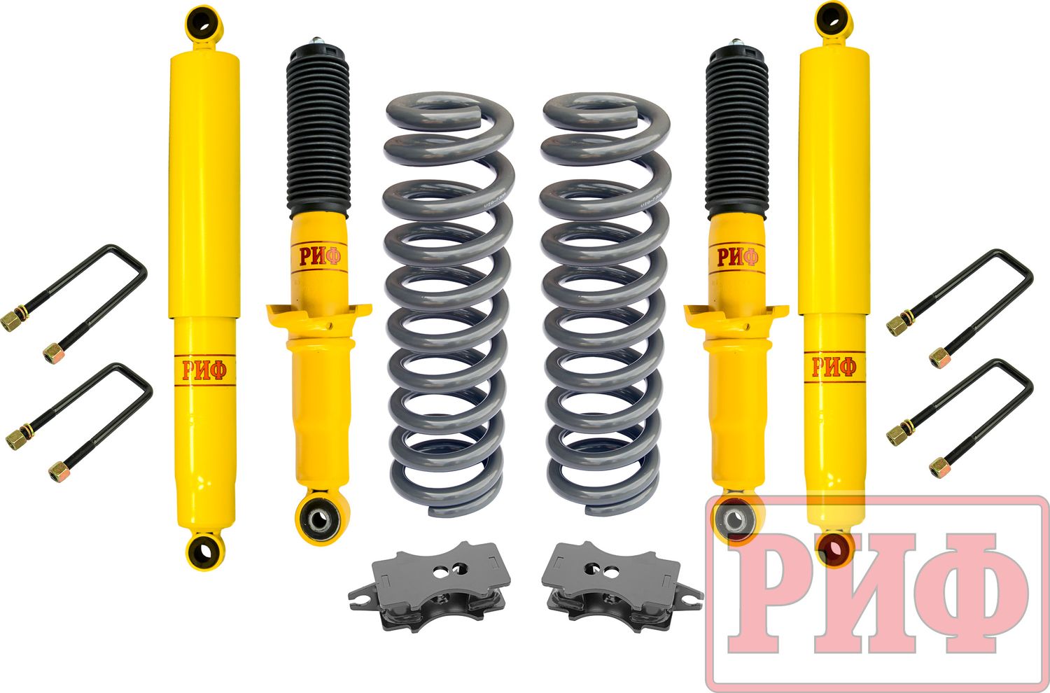 Лифт-комплект РИФ мягкий для Isuzu D-Max 2016-2026, лифт 40 мм. Артикул RIF-DMX-A