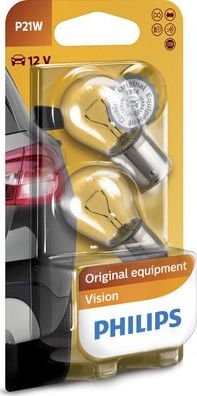 P21W 12V-21W (BA15s)  (блистер 2шт.) Philips. Артикул 12498B2