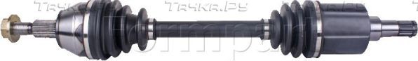 Полуось (привод в сборе, приводной вал) Formpart. Артикул 15380037/S