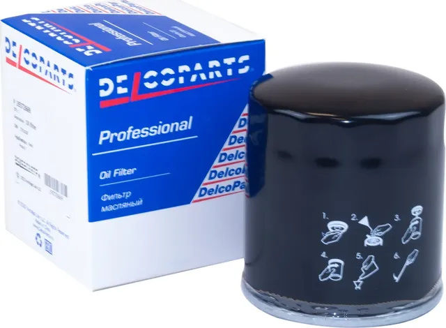 Фильтр масляный (Delcoparts). Артикул 19372669