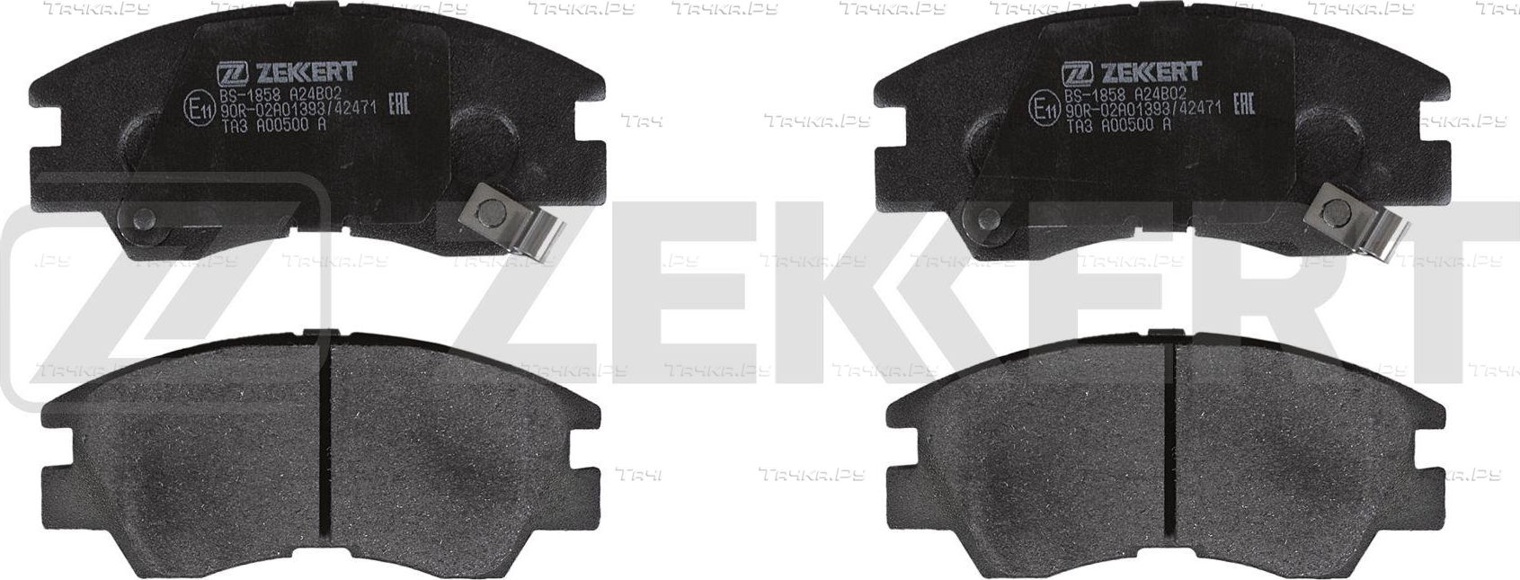 Тормозные колодки Zekkert передние для Mitsubishi L300 II 1986-2006. Артикул BS-1858