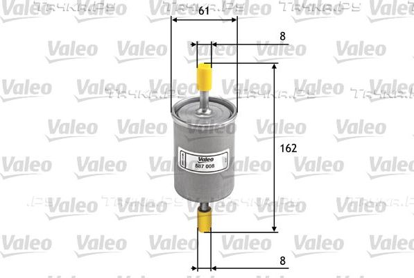 Топливный фильтр Valeo для Proton Gen-2 2004-2012. Артикул 587008