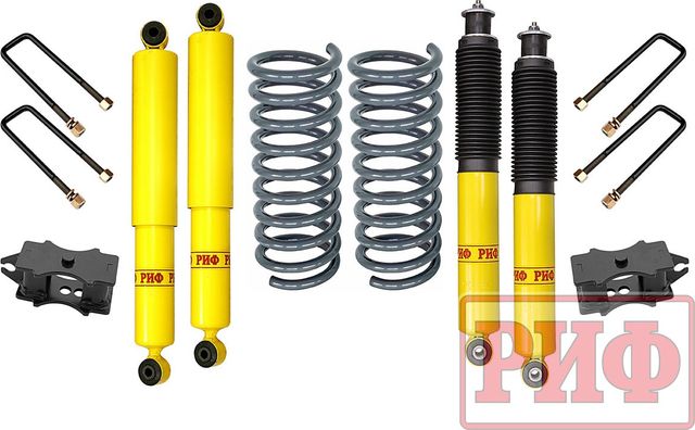 Лифт-комплект РИФ лайт для УАЗ Patriot 2005-2026, лифт 60 мм. Артикул RIF-Patr-C-lite