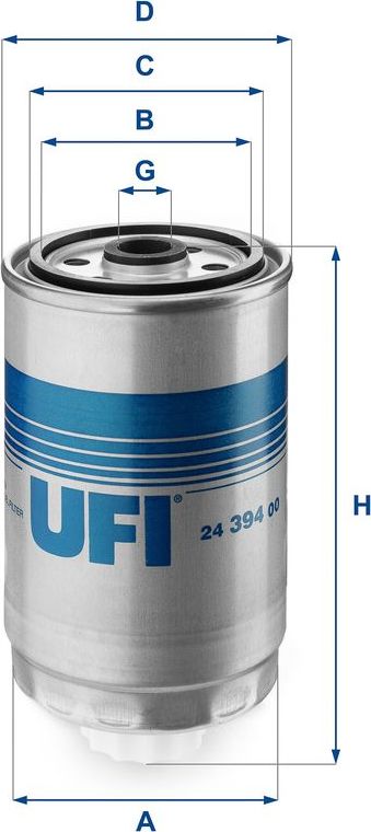 Топливный фильтр UFI. Артикул 24.394.00