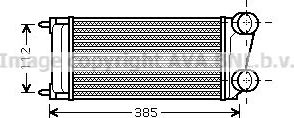 Интеркулер AVA для Peugeot 307 I 2003-2009. Артикул PEA4299