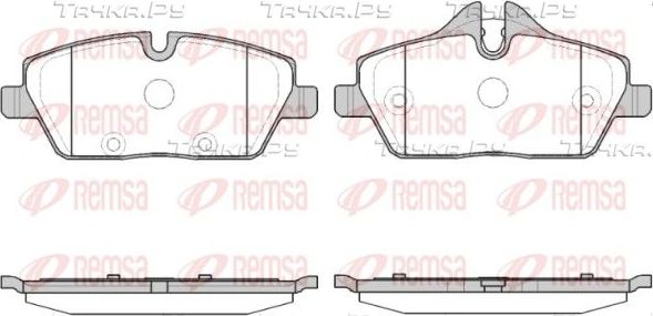 Тормозные колодки Remsa передние для BMW i3 I (I01) 2013-2026. Артикул 1131.30