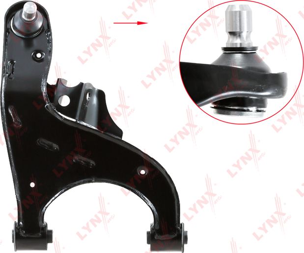 Поперечный рычаг задней подвески LYNXauto правый нижний для Nissan Pathfinder R51 2005-2014. Артикул C5750R