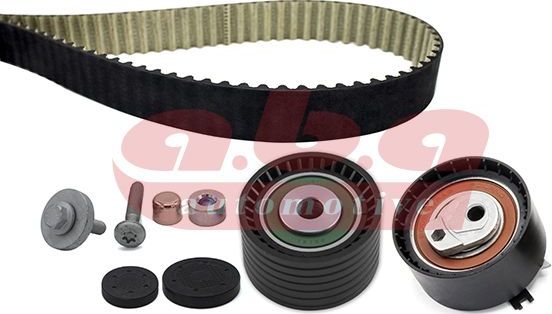 Ремень ГРМ с роликами (комплект) A.B.A для Nissan Kubistar X76 2003-2026. Артикул YK201132