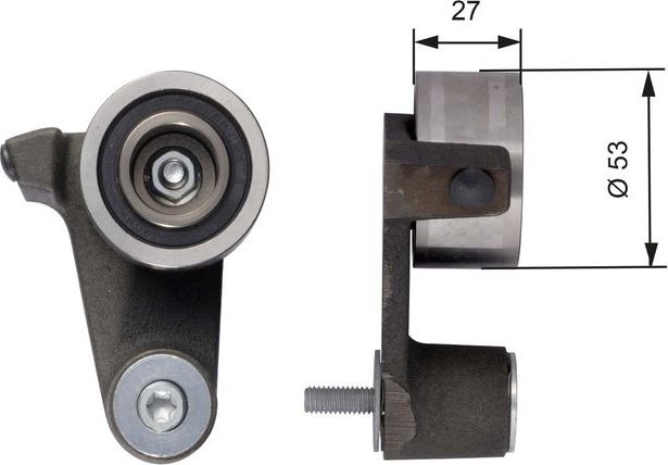 Натяжной ролик (натяжитель) ремня ГРМ Gates PowerGrip®. Артикул T41165