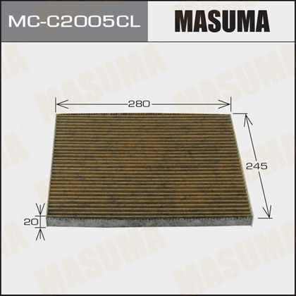 Салонный фильтр Masuma. Артикул MC-C2005CL