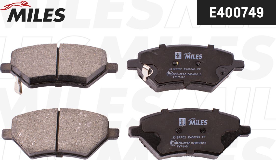 Тормозные колодки Miles. Артикул E400749