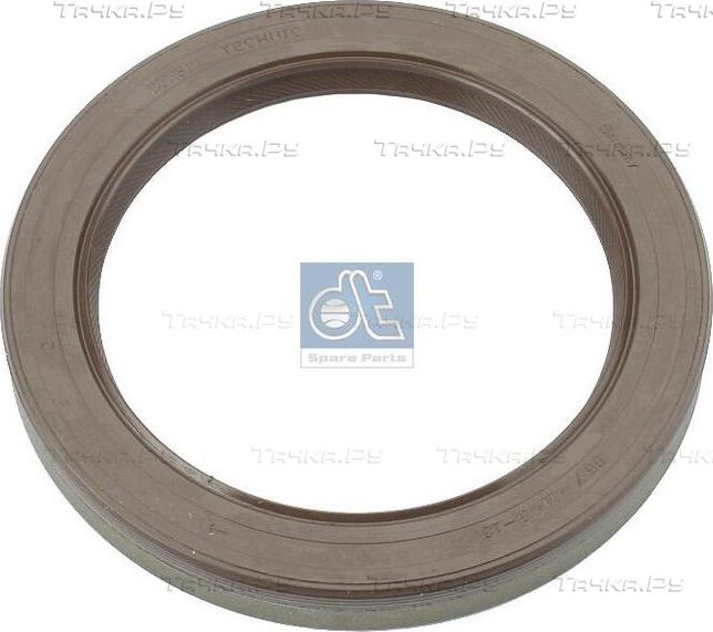 Сальник коленвала DT Spare Parts (СКФ (сополимер фтора и каучука)). Артикул 2.10056
