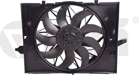 Вентилятор радиатора двигателя (в сборе) Vika для BMW 5 V (E60/E61) 2001-2010. Артикул 91052701