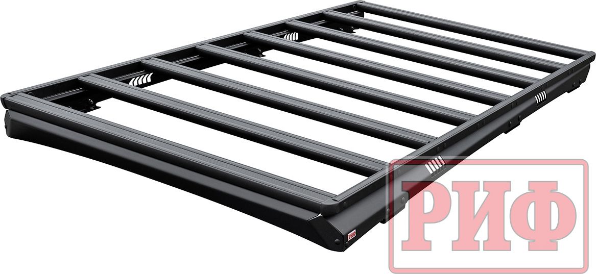 Багажник алюминиевый (платформа с крепежом) 1250x2080 мм РИФ для Toyota Land Cruiser 105 1998-2007. Артикул RIF105-roof4