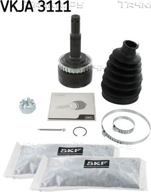 Шрус наружный (граната) SKF передний для Opel Meriva A 2003-2010. Артикул VKJA 3111