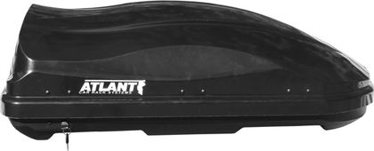 Автомобильный бокс Атлант Diamond 352 (135*80*40) 350л. с двухсторонним открывание Черный глянец. Артикул 8596