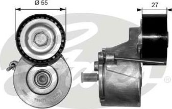 Натяжной ролик (натяжитель) приводного поликлинового ремня Gates DriveAlign®. Артикул T38371
