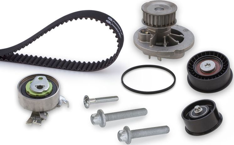 Помпа (водяной насос) с комплектом ремня ГРМ Gates PowerGrip®. Артикул KP25499XS-3