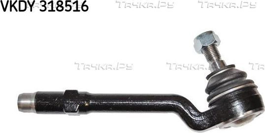 Наконечник рулевой тяги SKF правый/левый для BMW X5 I (E53) 2000-2006. Артикул VKDY 318516