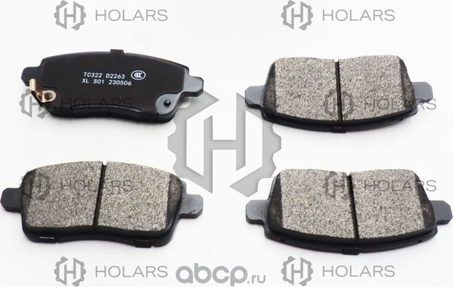 КОЛОДКИ ТОРМ. ДИСК. ЗАДН. К-Т. ДЛЯ АМ CHERY TIGGO 7 PRO 20-, TIGGO 7 PRO MAX 21-, EXEED LX 20-, DON (Holars). Артикул HLBP0027