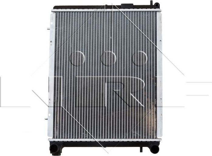 Радиатор охлаждения двигателя NRF (алюминий) для Renault 19 I 1988-1992. Артикул 507352