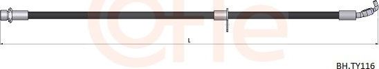 Тормозной шланг Cofle передний левый для Toyota Camry 20 (V20, XV20) 1996-2002. Артикул 92.BH.TY116