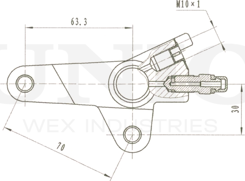 Цилиндр сцепления рабочий (Unio). Артикул BRC-10510