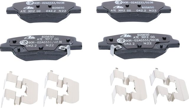 Тормозные колодки ATE задние для Kia Optima IV 2015-2026. Артикул 13.0460-5650.2