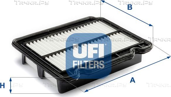 Воздушный фильтр UFI для Daewoo Kalos 2002-2004. Артикул 30.279.00