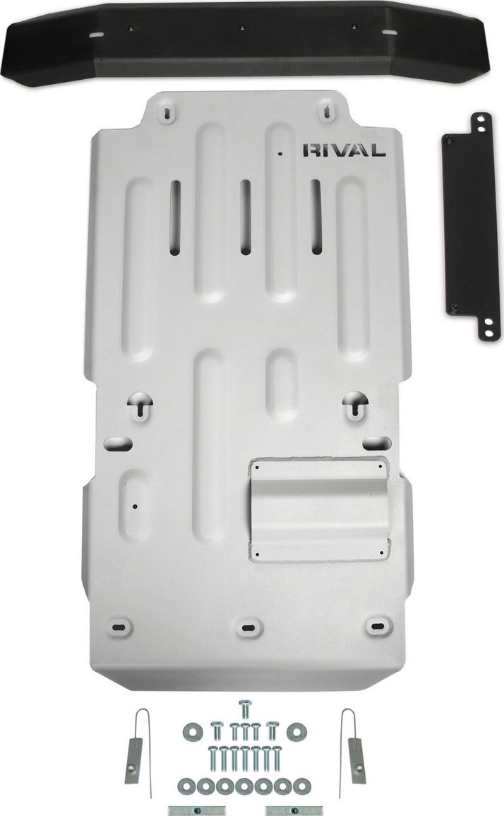 Защита алюминиевая Rival для КПП и РК Toyota 4Runner V 2013-2026. Артикул 2333.9543.1.6