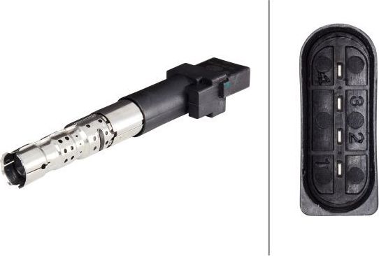 Катушка зажигания Hella. Артикул 5DA 358 000-001