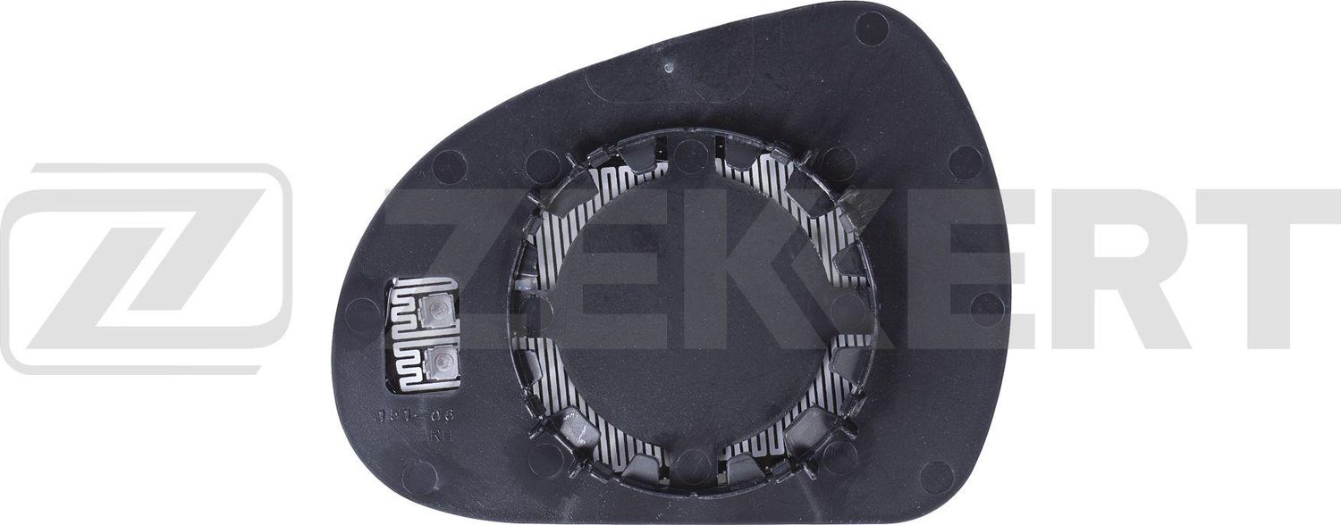 Зеркальное стекло бокового зеркала Zekkert. Артикул SP-1105