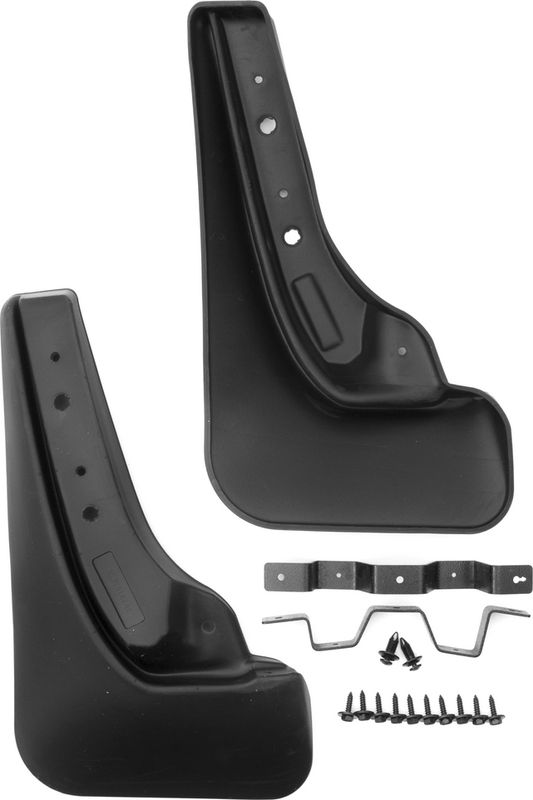 Брызговики Frosch (в пакете) задняя пара для Fiat Linea 2007-2026. Артикул NLF.15.19.E10