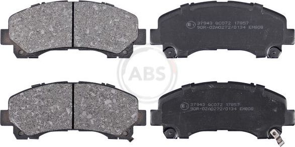 Тормозные колодки ABS передние для Isuzu D-Max I 2008-2012. Артикул 37943