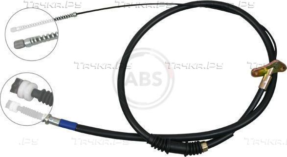 Трос ручника (тросик ручного тормоза) ABS. Артикул K15388
