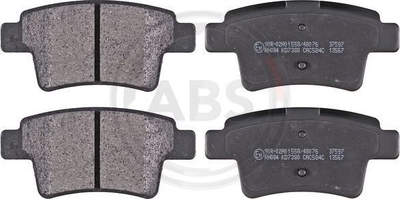 Тормозные колодки ABS. Артикул 37597