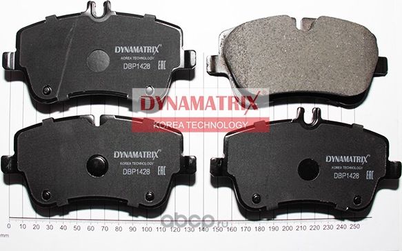 Колодки тормозные дисковые (Dynamatrix-Korea) Dynamatrix-Korea. Артикул DBP1428