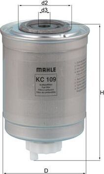 Топливный фильтр Mahle-Knecht. Артикул KC 109