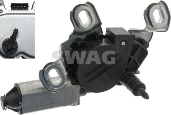 Мотор стеклоочистителя (моторчик дворников) SWAG. Артикул 30 94 8672