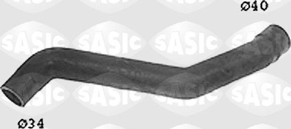 Патрубок радиатора (системы охлаждения) Sasic левый нижний для Opel Astra F 1991-1998. Артикул SWH6761