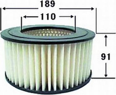 Воздушный фильтр JS Asakashi для Toyota MR2 I (W10) 1984-1990. Артикул A132J