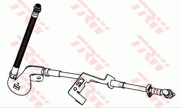 Тормозной шланг TRW. Артикул PHD1133