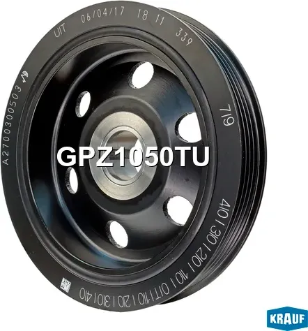 Шкив коленвала Krauf. Артикул GPZ1050TU