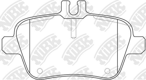 Тормозные колодки NiBK. Артикул PN31010W