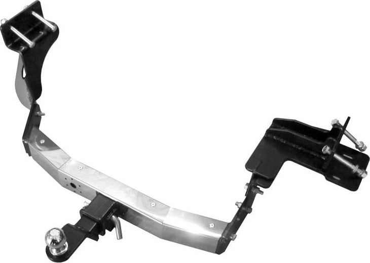 Фаркоп PT Group c накладкой из нержавейки для Kia Sorento Prime рестайлинг 2017-2020. Американский квадрат. Артикул HSF-18-991124.00 (06051501)