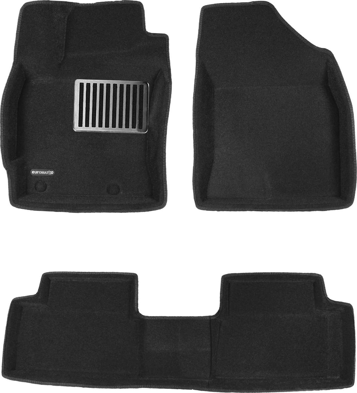 Коврики текстильные Euromat 3D Lux для салона Toyota Auris II 2013-2018. Артикул EM3D-005133