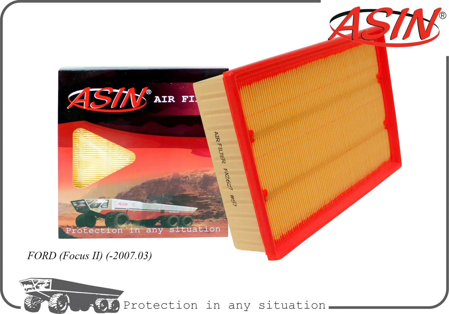 Фильтр воздушный (Asin). Артикул ASINFA2627